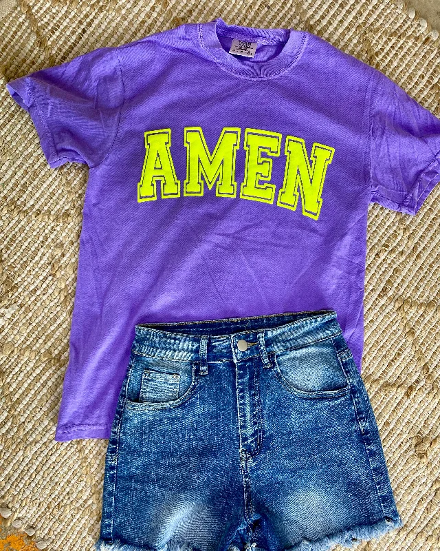 Amen Purple Tee